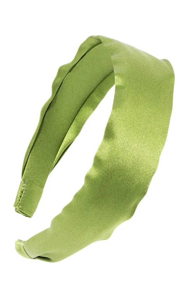 1 1/2" Scarf Headband - Silk Charmeuse