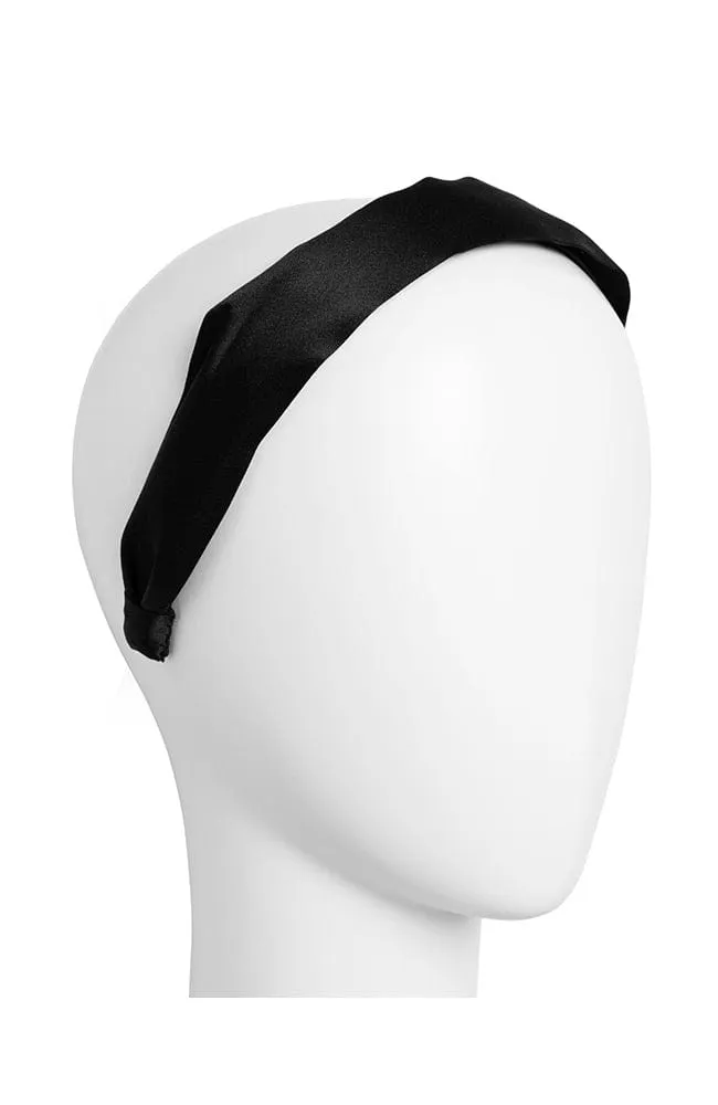 1 1/2" Scarf Headband - Silk Charmeuse