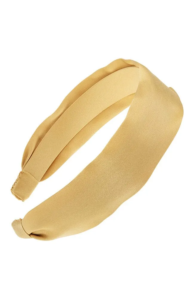1 1/2" Scarf Headband - Silk Charmeuse