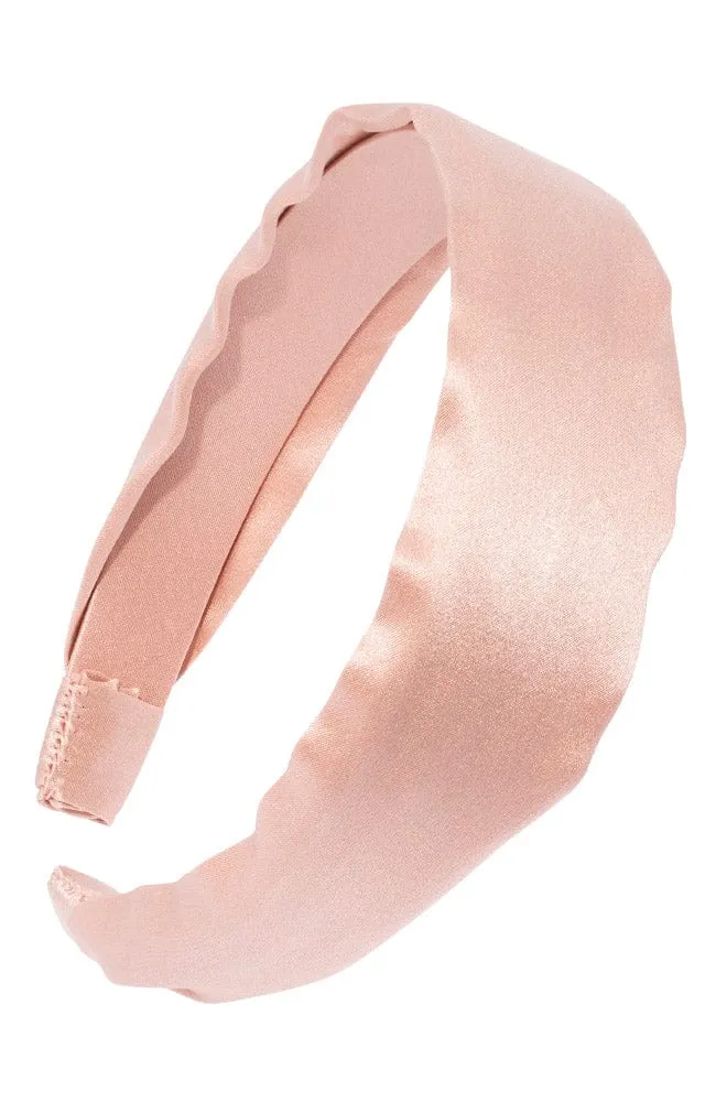 1 1/2" Scarf Headband - Silk Charmeuse