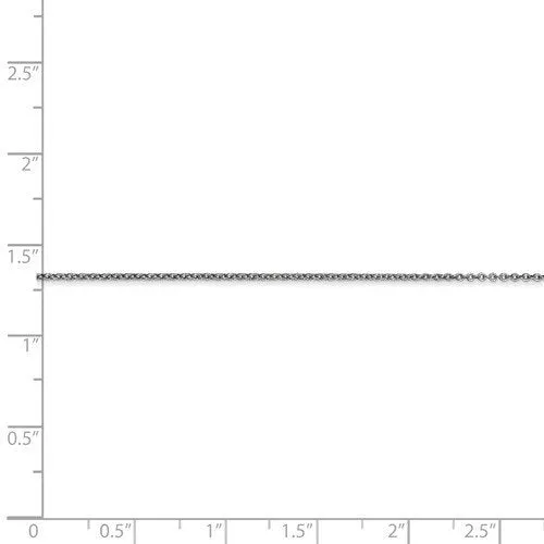 14KT GOLD 0.9MM CABLE CHAIN NECKLACE - 4 LENGTHS