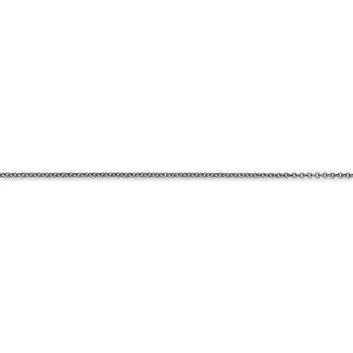 14KT GOLD 0.9MM CABLE CHAIN NECKLACE - 4 LENGTHS