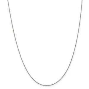 14KT GOLD 0.9MM CABLE CHAIN NECKLACE - 4 LENGTHS