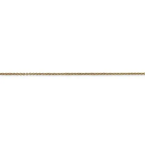 14KT GOLD 0.9MM CABLE CHAIN NECKLACE - 4 LENGTHS