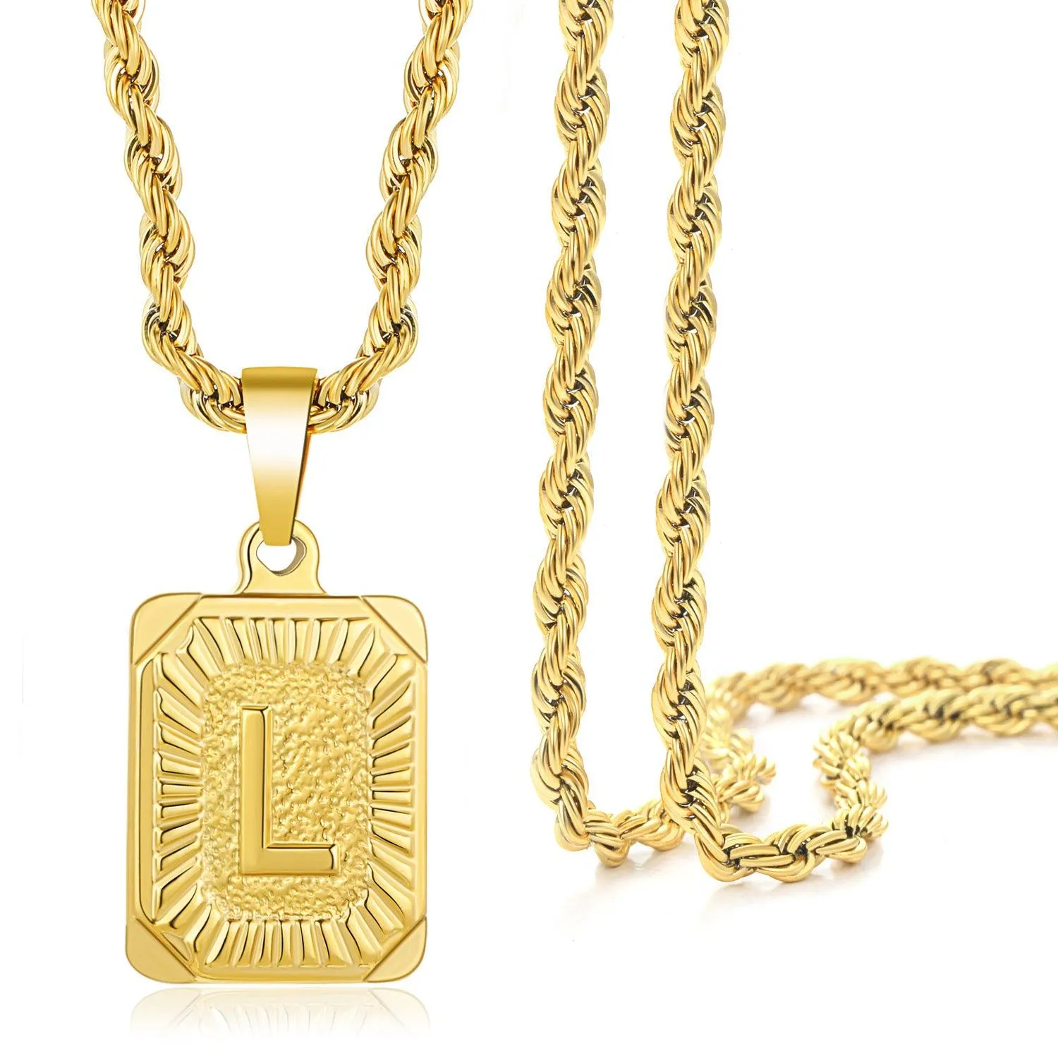 18K Gold hip hop clavicle chain