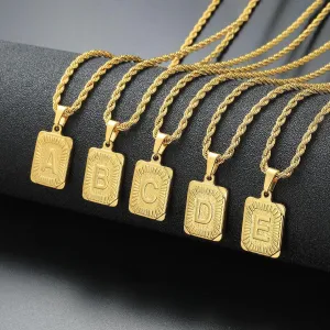 18K Gold hip hop clavicle chain