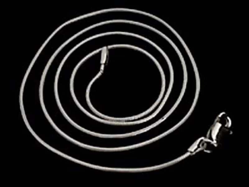 18" Thin-Med. 1mm Snake Chain, Sterling Silver