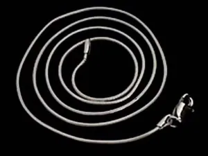 18" Thin-Med. 1mm Snake Chain, Sterling Silver