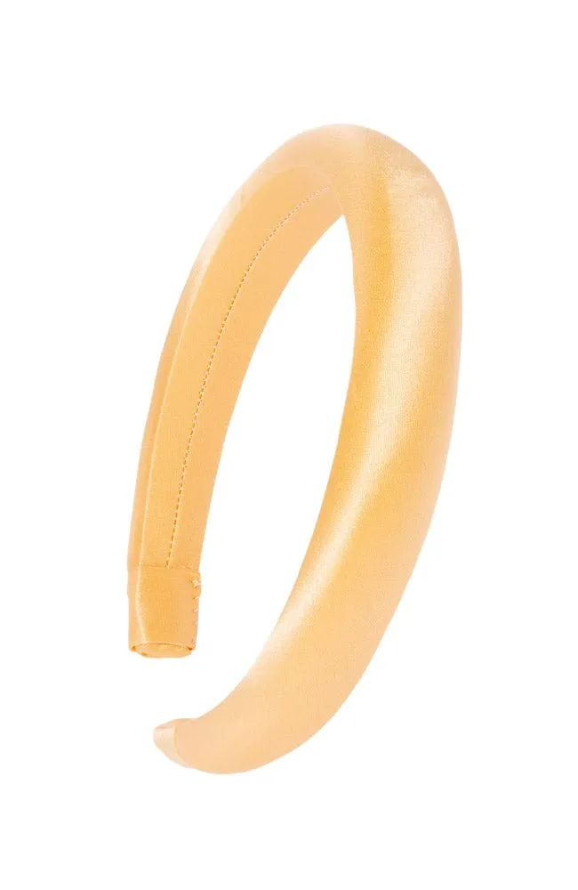 1" Padded Headband - Silk Charmeuse