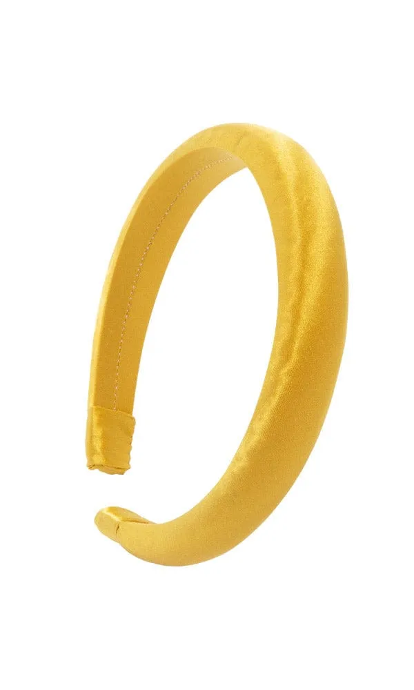 1" Padded Headband - Silk Charmeuse