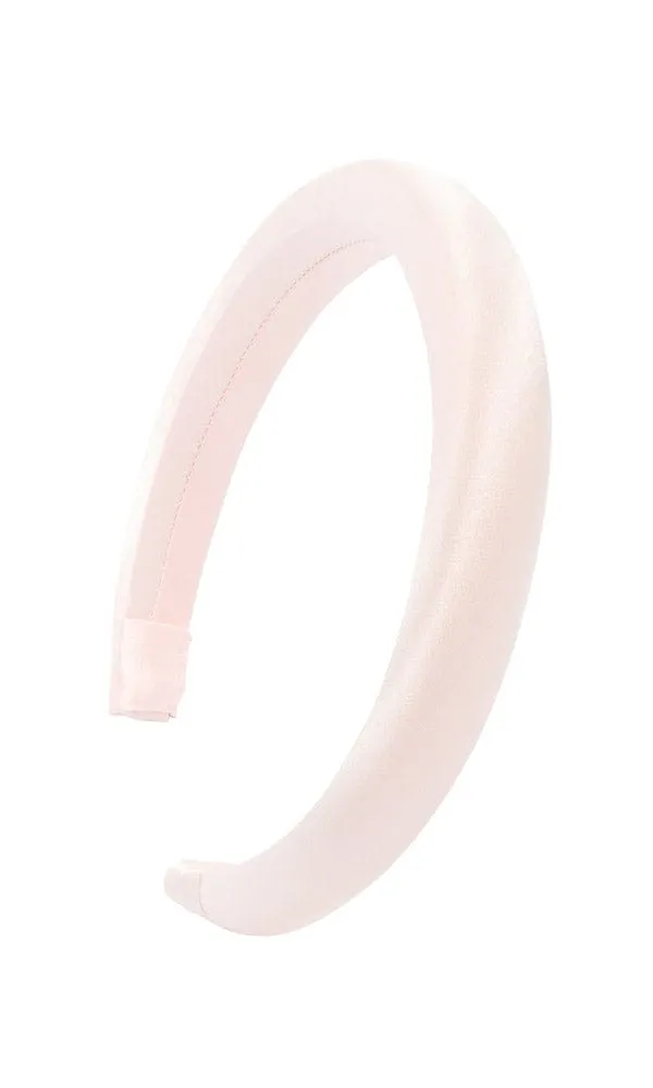 1" Padded Headband - Silk Charmeuse