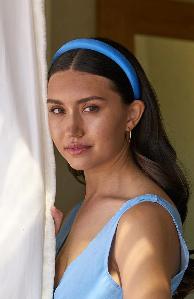1" Padded Headband - Silk Charmeuse