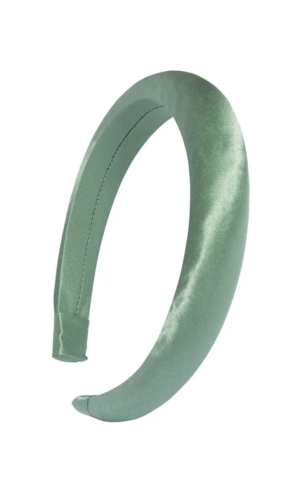 1" Padded Headband - Silk Charmeuse