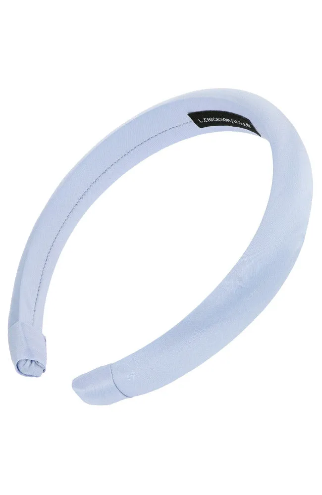 1" Padded Headband - Silk Charmeuse