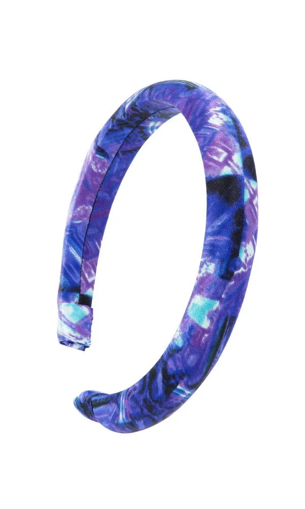 1" Padded Headband - Silk Charmeuse