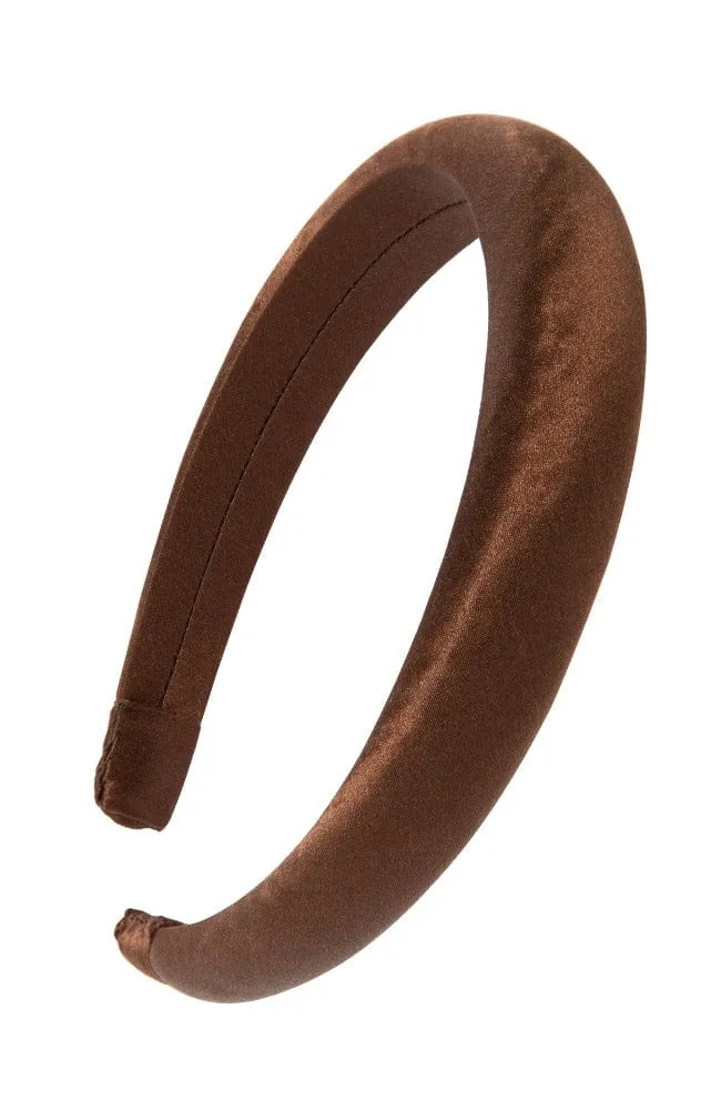 1" Padded Headband - Silk Charmeuse