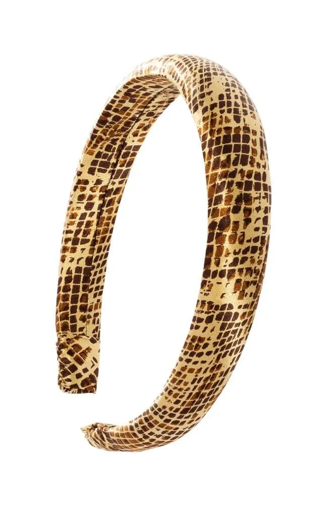 1" Padded Headband - Silk Charmeuse