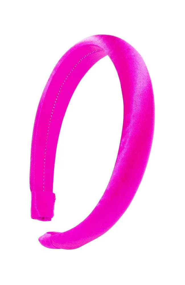 1" Padded Headband - Silk Charmeuse