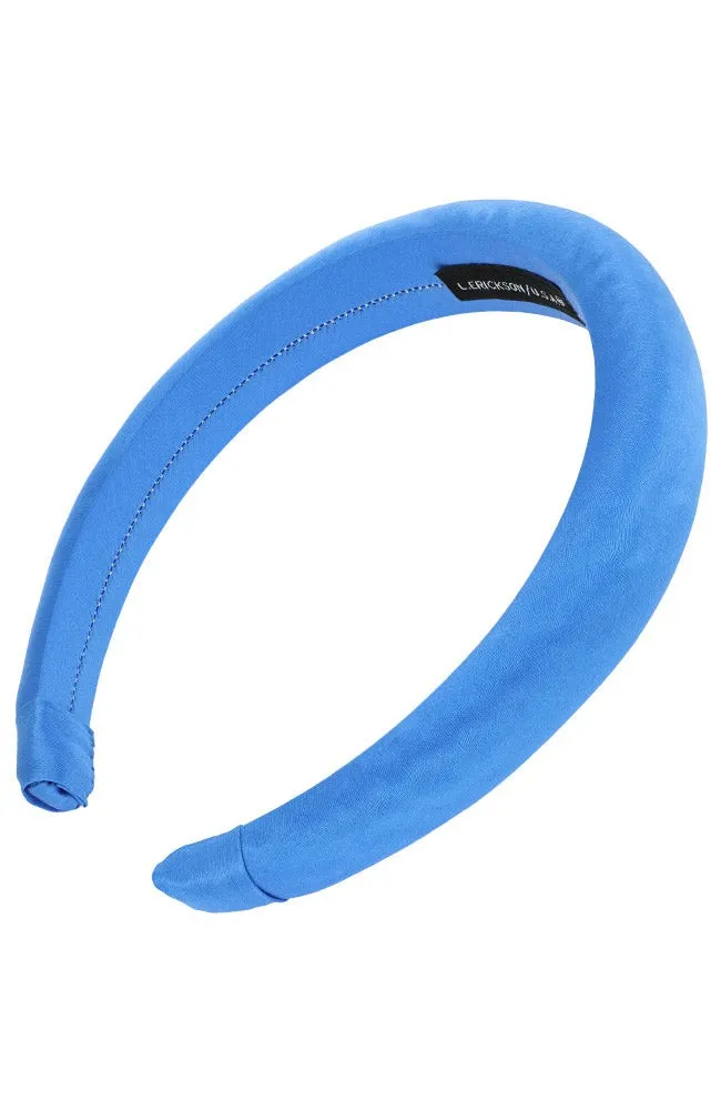 1" Padded Headband - Silk Charmeuse