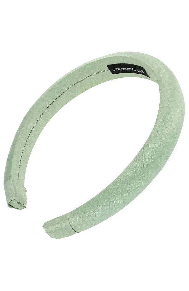 1" Padded Headband - Silk Charmeuse