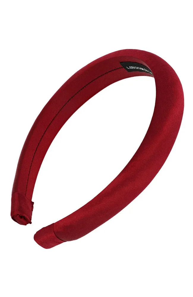1" Padded Headband - Silk Charmeuse