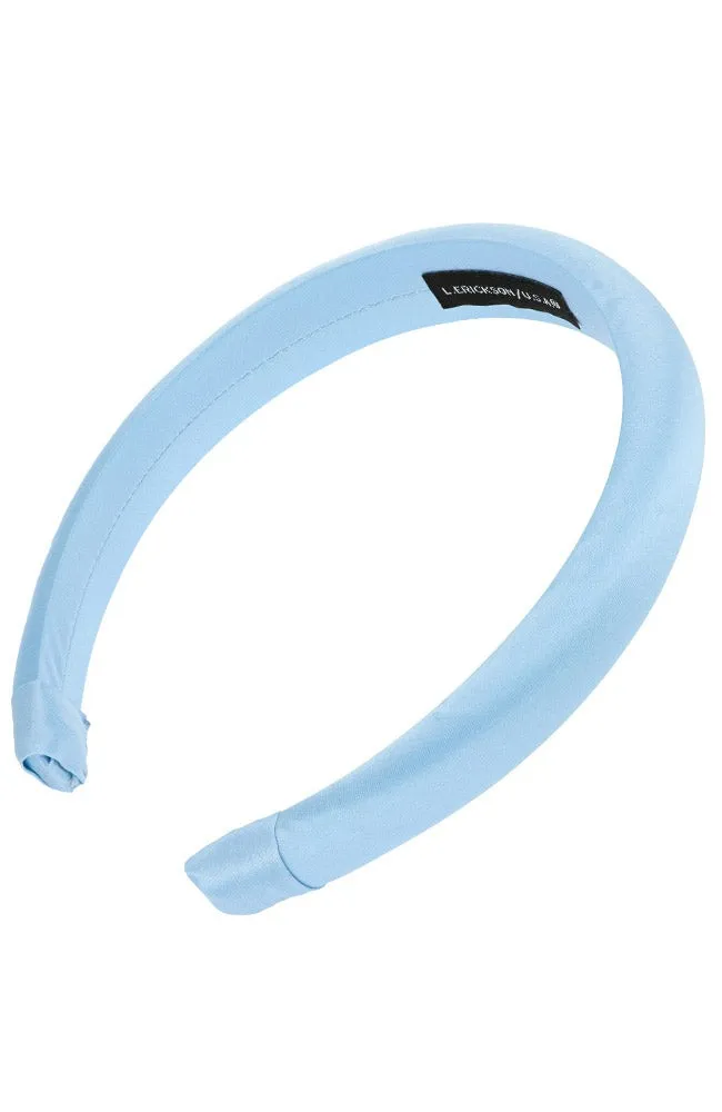 1" Padded Headband - Silk Charmeuse