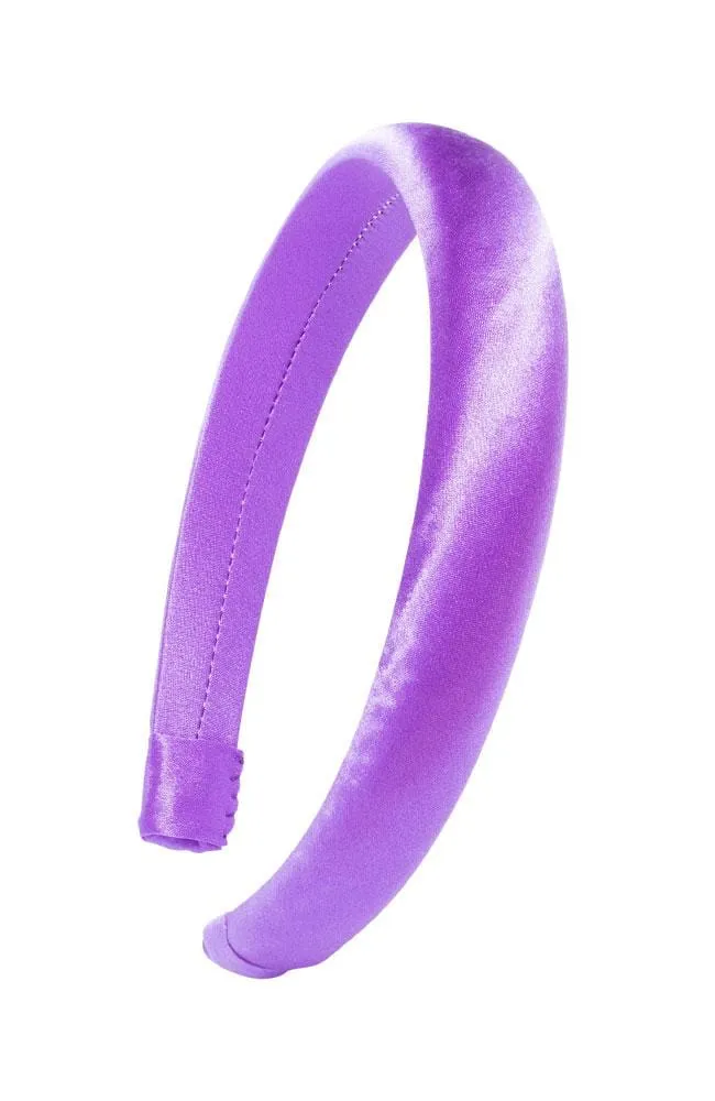 1" Padded Headband - Silk Charmeuse