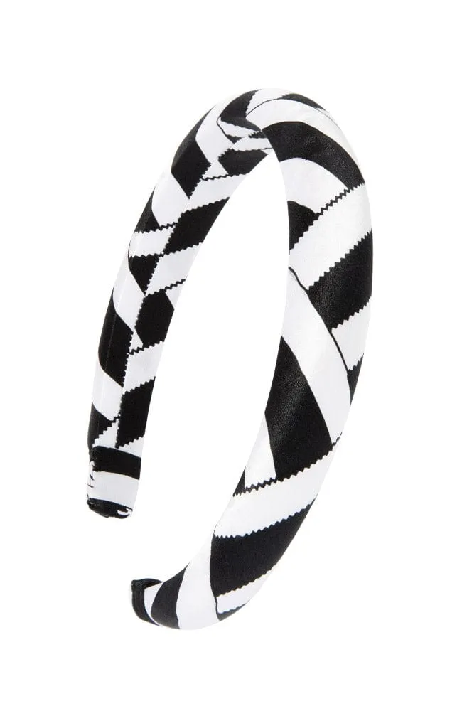 1" Padded Headband - Silk Charmeuse