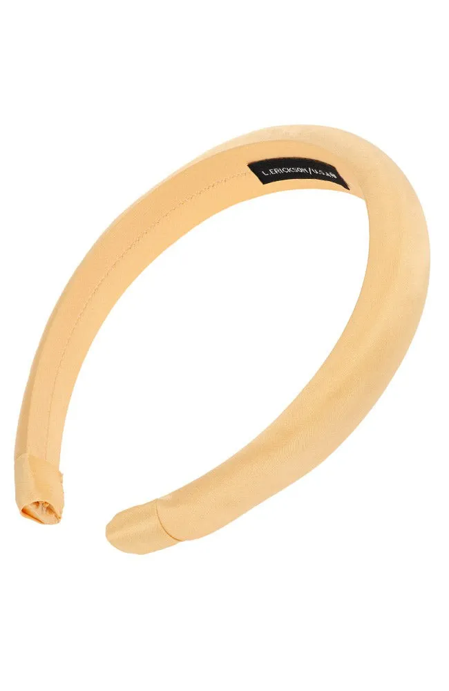 1" Padded Headband - Silk Charmeuse