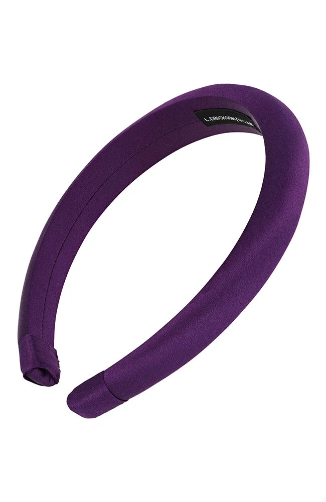 1" Padded Headband - Silk Charmeuse