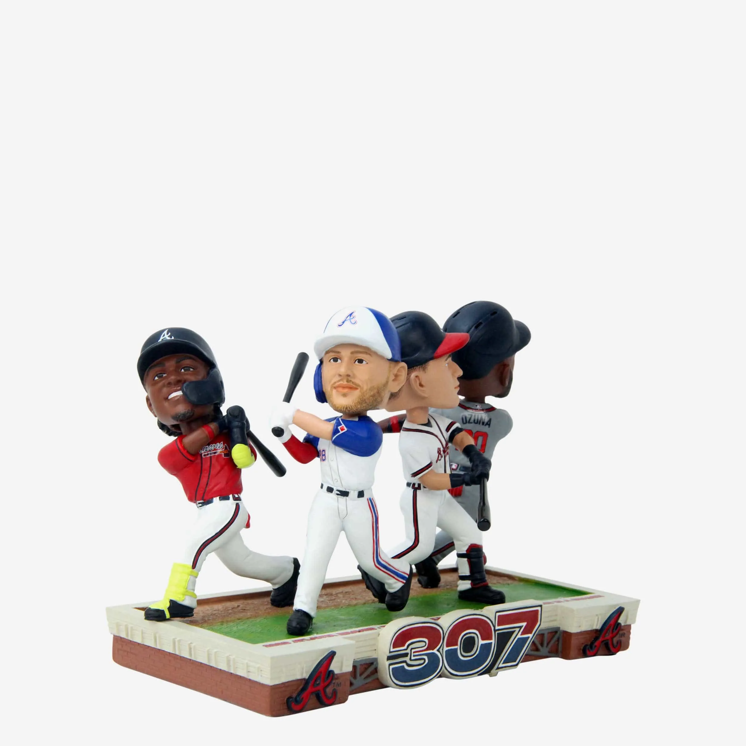 Atlanta Braves Single-Season Home Run Record Mini Bobblehead Scene