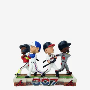 Atlanta Braves Single-Season Home Run Record Mini Bobblehead Scene