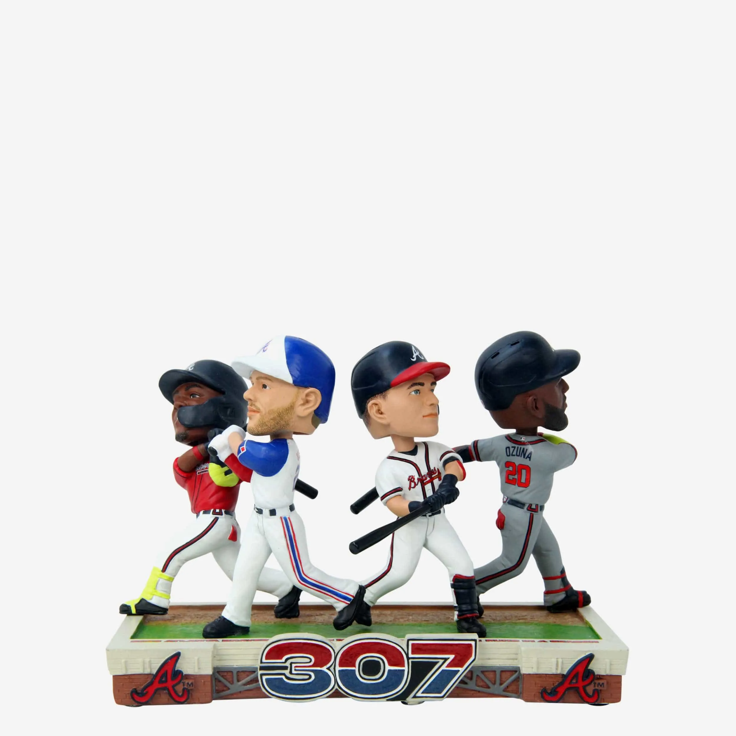 Atlanta Braves Single-Season Home Run Record Mini Bobblehead Scene