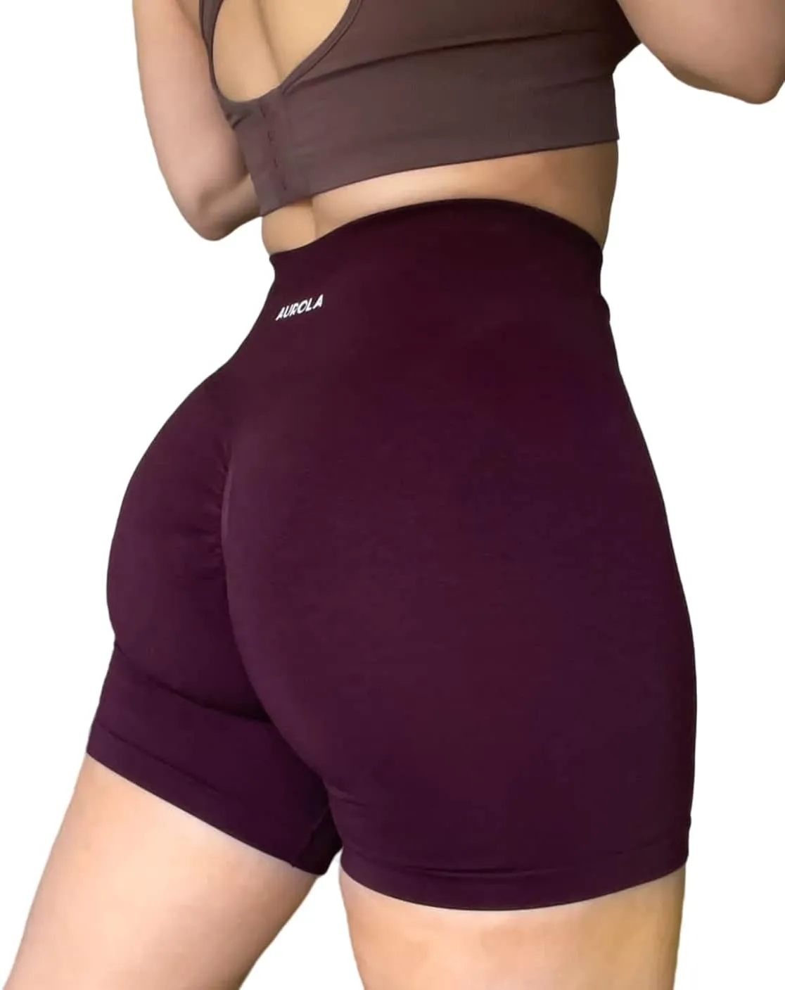 AUROLA Intensify Workout Shorts for Women Seamless Scrunch Short Gym Yoga Running Sport Active Exercise Fitness Shorts