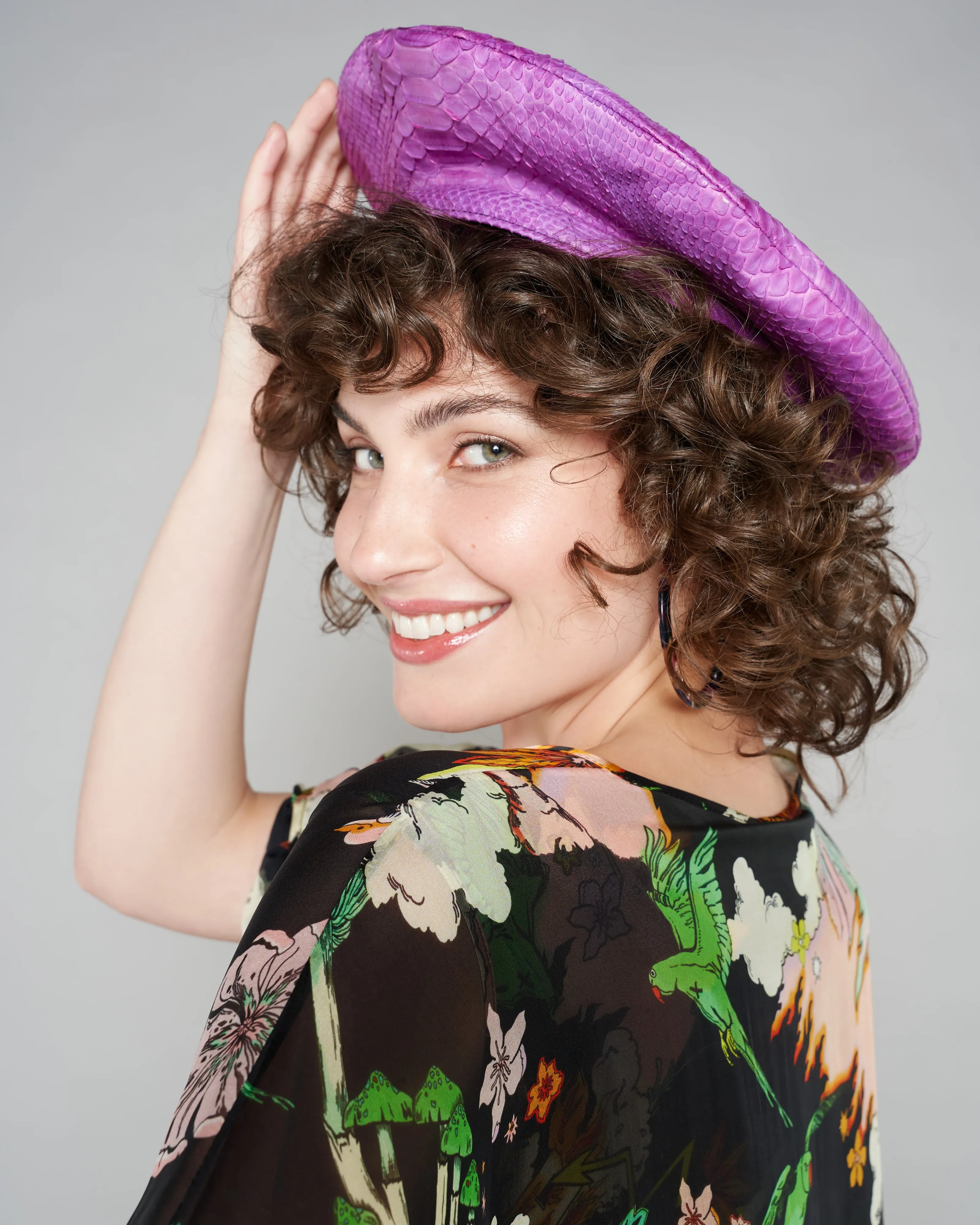 Barbados Fuchsia Beret