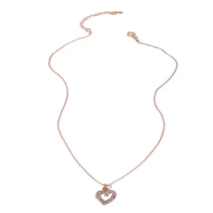 Beautiful Heart-Shaped Pendant Necklace Love Clavicle Chain