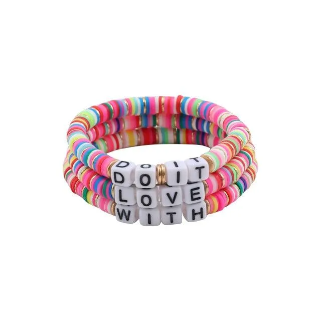 Bohemian Multilayer Big Beads Crystal Evil Eyes Bracelets