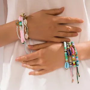Bohemian Multilayer Big Beads Crystal Evil Eyes Bracelets