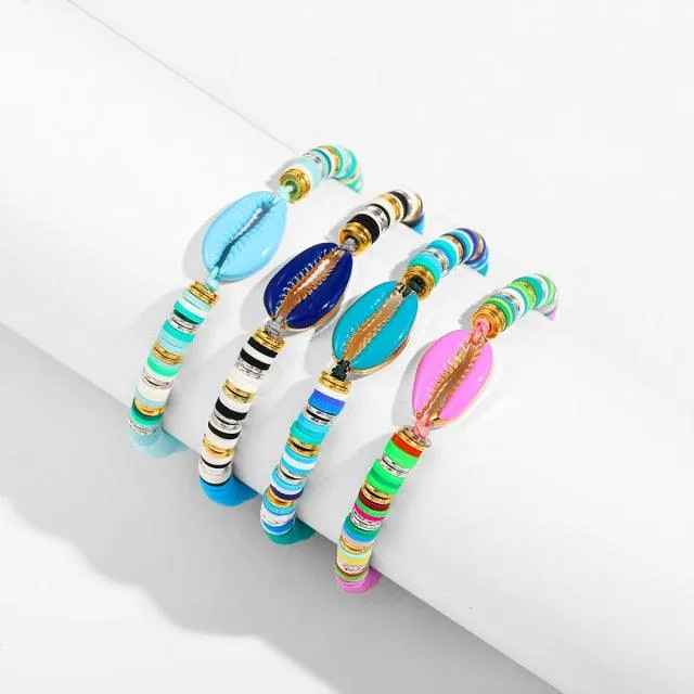 Bohemian Multilayer Big Beads Crystal Evil Eyes Bracelets