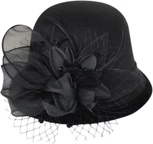 Bowler Hat, Retro Unisex Wide Brim Round Cap, Fedora Bowler Hat Valentines Day