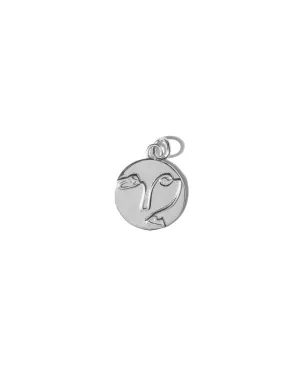 Christiane Coin pendant <br>Silver