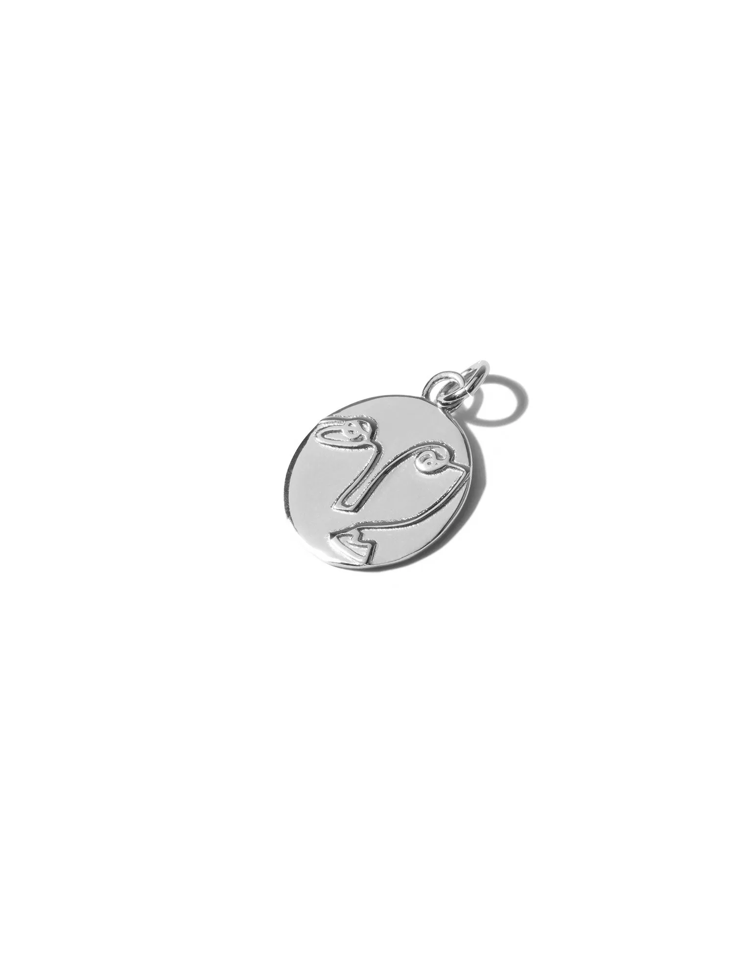 Christiane Coin pendant <br>Silver