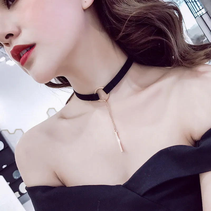 Collar clavicle necklace