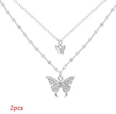 Colour Sparkling Clavicle Chain Choker Necklace For Women