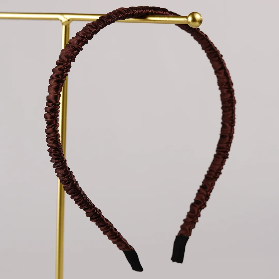 Custom Wholesale Silk Headband 1cm