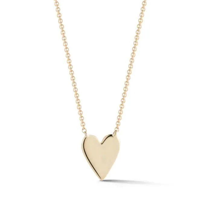 Dana Rebecca Designs DRD Heart Necklace - Yellow Gold