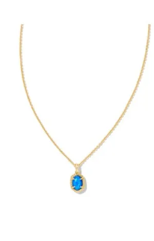 Daphne Framed Short Pendant Necklace