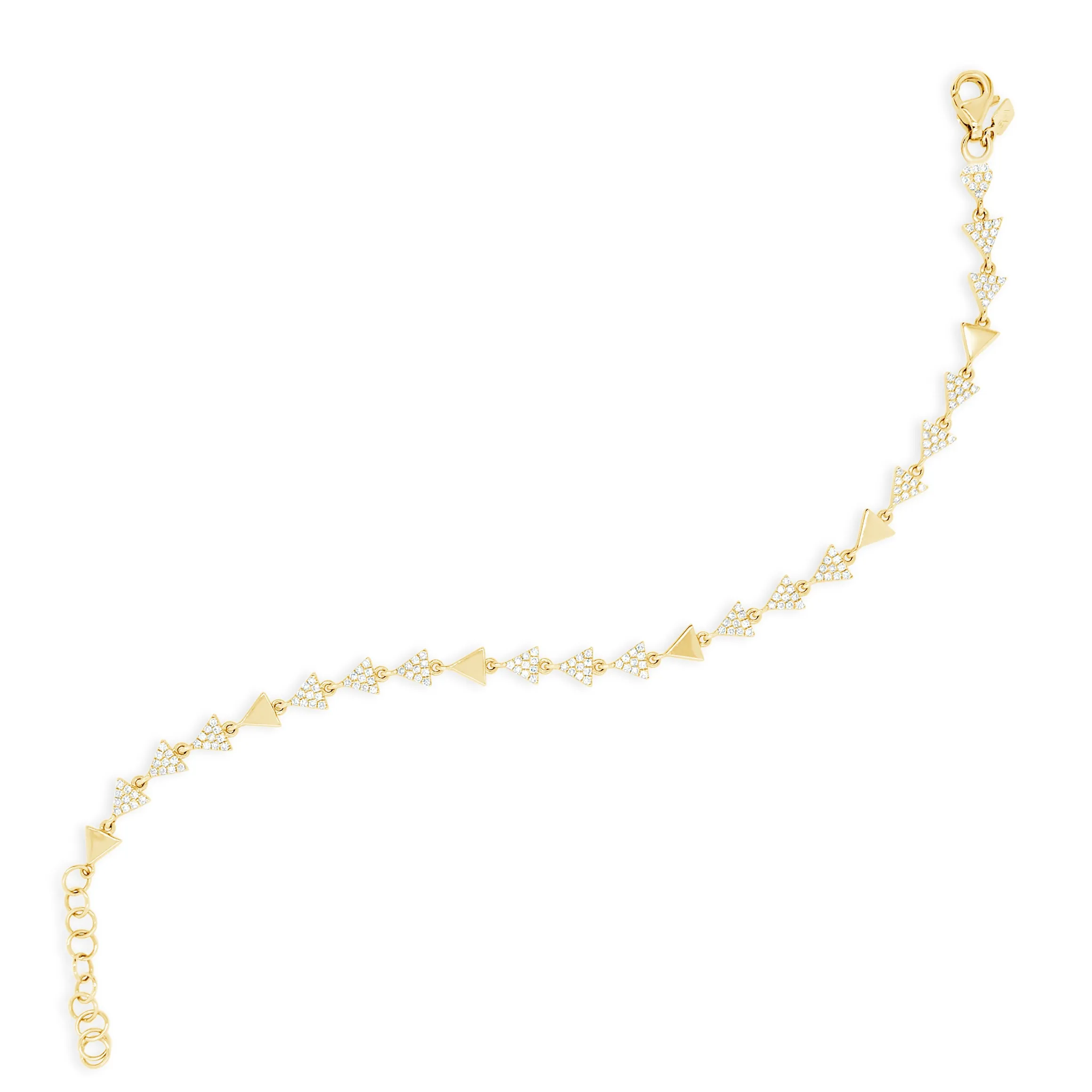 Diamond Arrow Link Bracelet