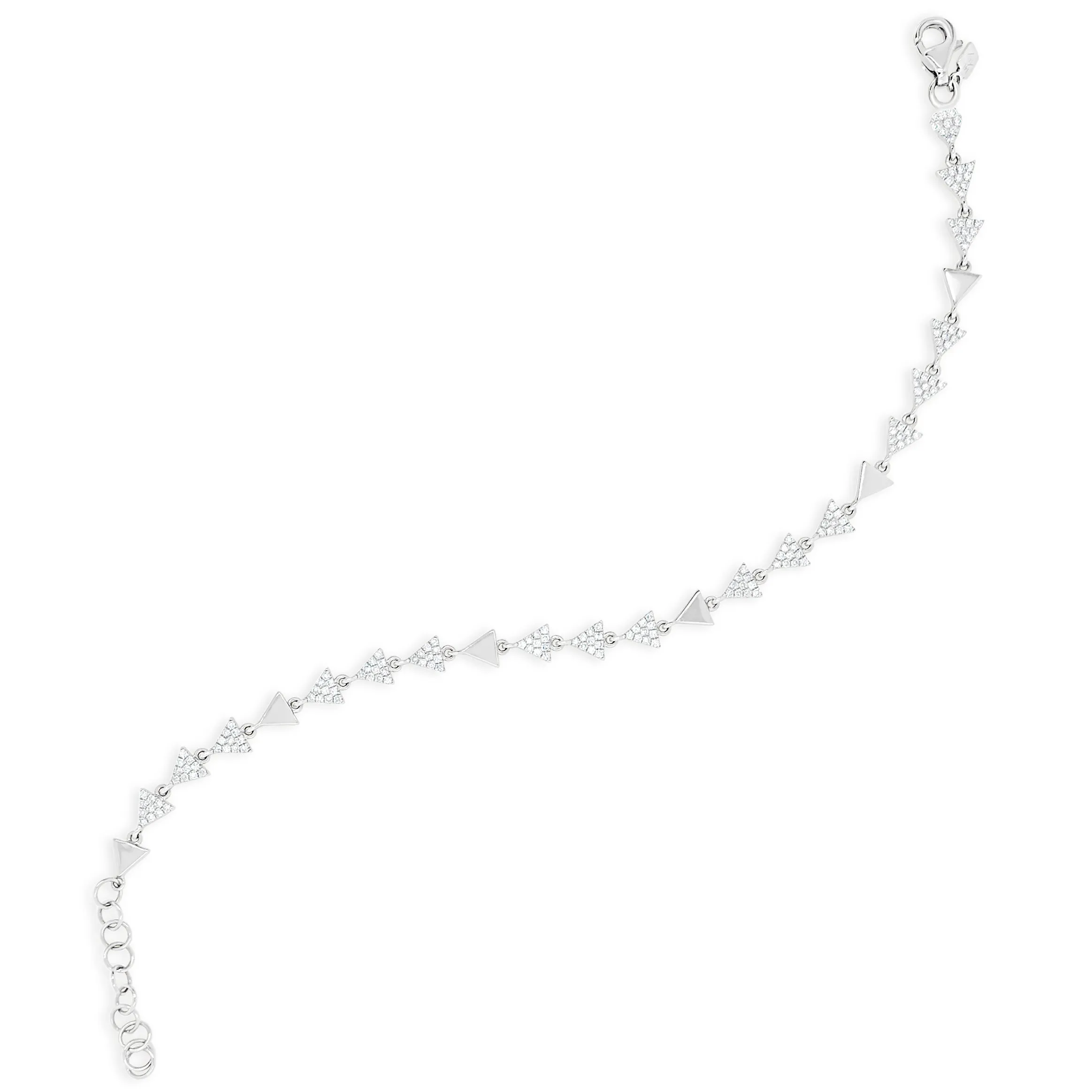 Diamond Arrow Link Bracelet