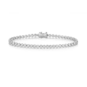 Diamond Jewellery 9ct White Gold Diamond Bracelet BD042W